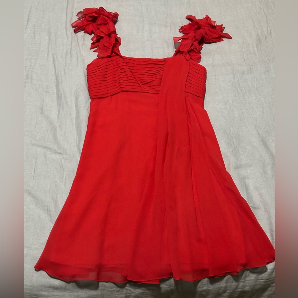 BCBGMAXAZRIA red mini dress - size 0